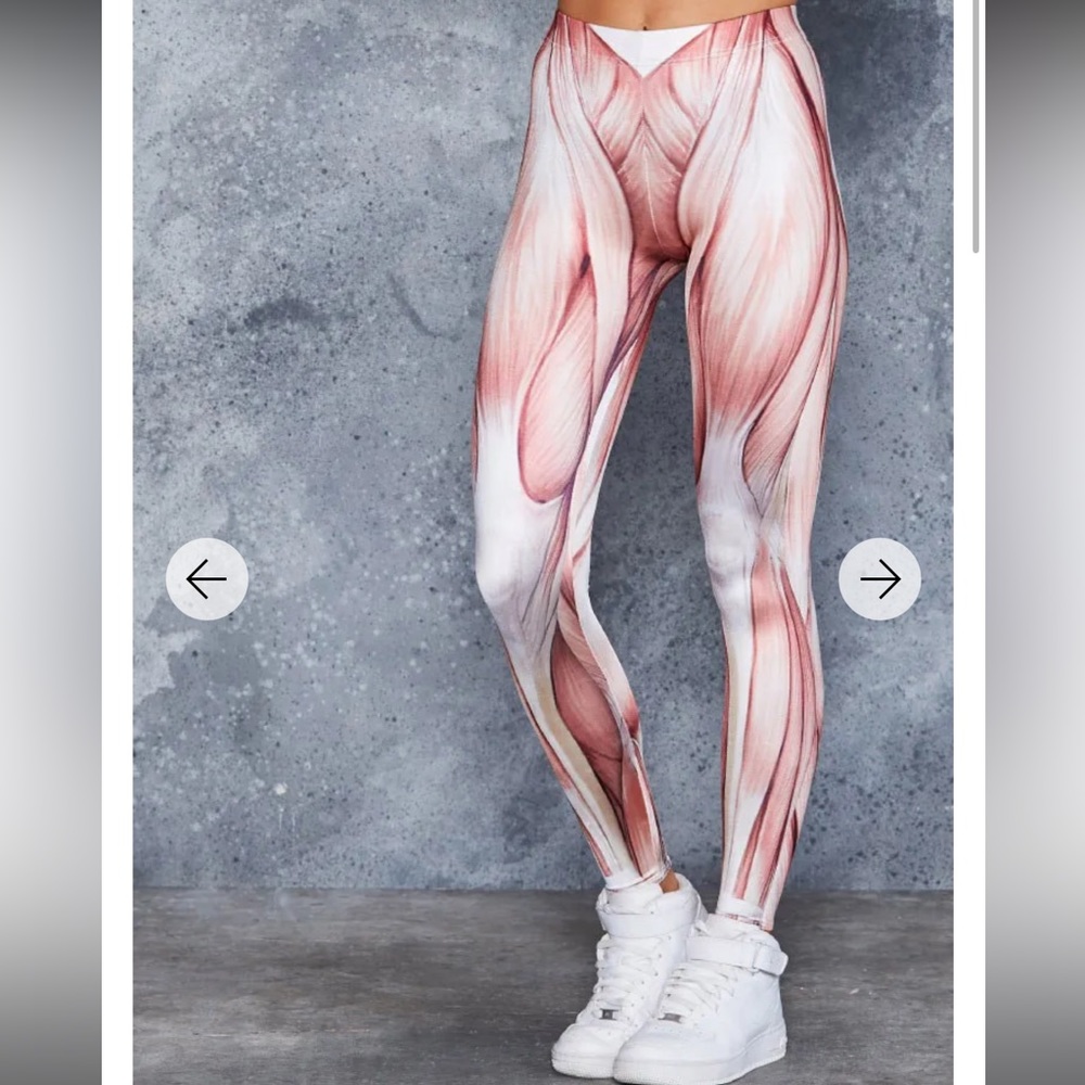 Blackmilk Clothing Muscle Leggings Size M